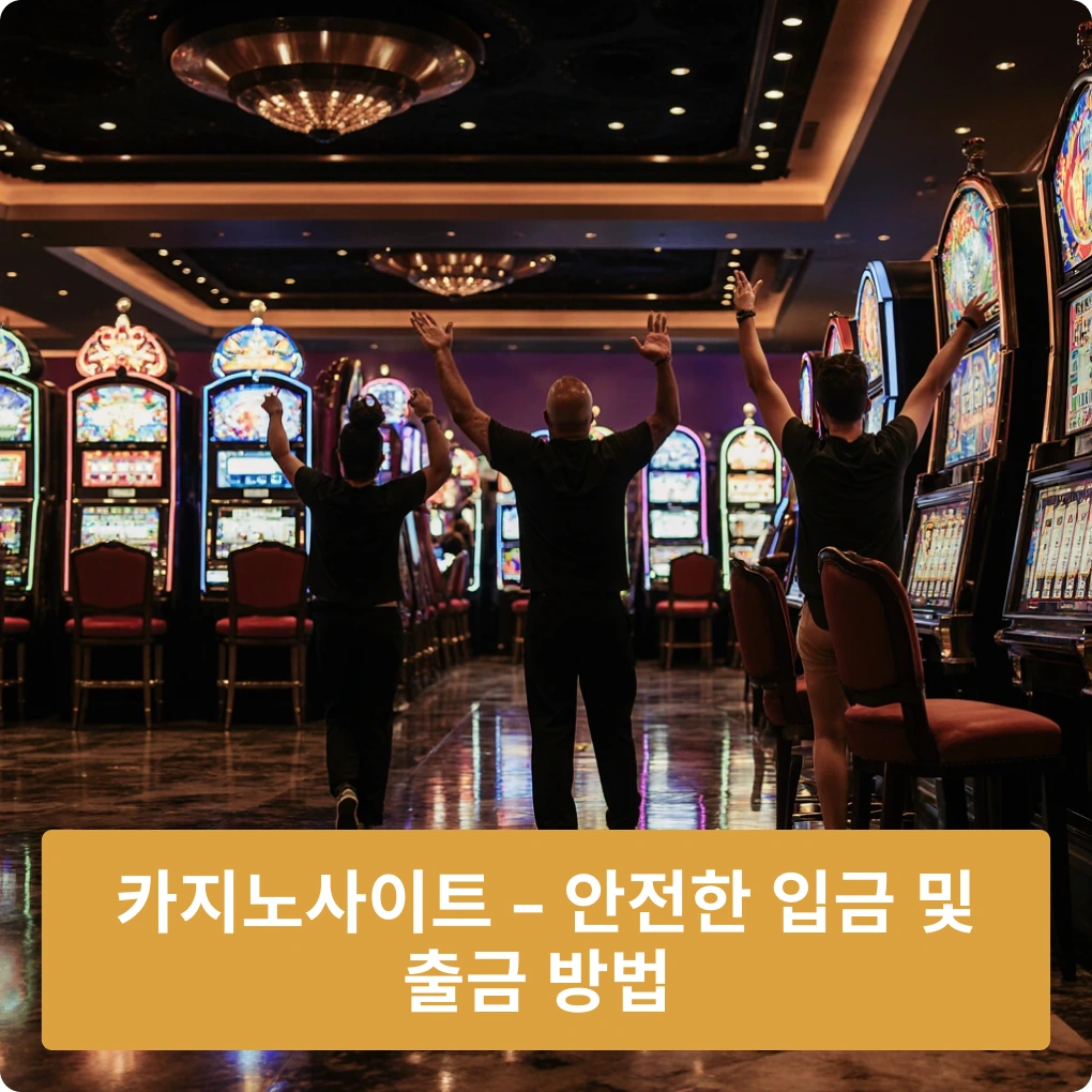 카지노사이트 – 안전한 입금 및 출금 방법 안내 카지노사이트 – 안전한 입금 및 출금 방법